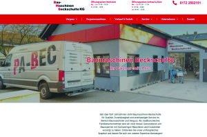 Homepage Baumaschinen Beckschulte KG