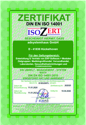 Homepage adsystemhaus GmbH