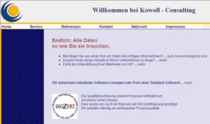 Homepage Kowoll Consulting GbR
