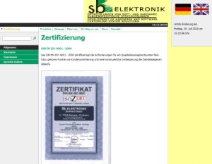 Homepage SB-Elektronik
