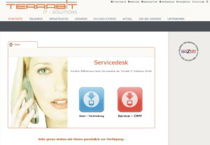 Homepage Terrabit GmbH